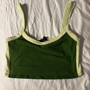 Forever 21 Green Crop Top